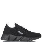 Czarne buty sportowe sneakersy materiałowe Big Star JJ274269 black 