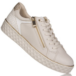 Sneakersy Marco Tozzi 23709-41 cream comb wiązane beżowe