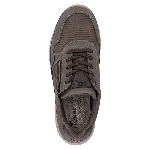 Sneakersy Rieker B0601-25 brown khaki 