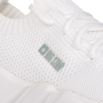 Białe sneakersy sportowe tekstylne Big Star JJ274268 white 