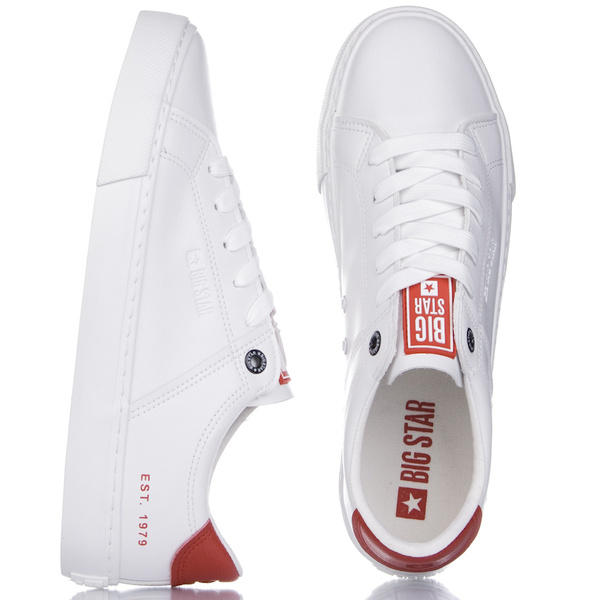 Białe tenisówki męskie Big Star JJ174106 white ECO