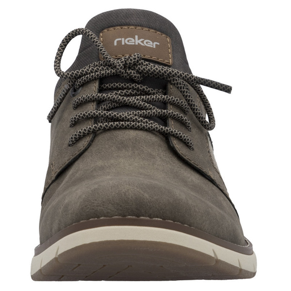 Półbuty męskie casual Rieker 11351-25 brown wiązane wkładane 