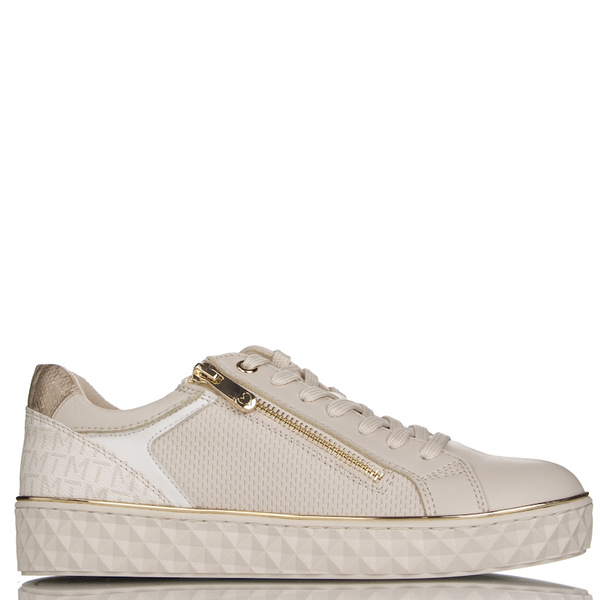 Sneakersy Marco Tozzi 23709-41 cream comb wiązane beżowe