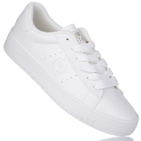 Buty sneakersy damskie Big Star NN274577 białe sportowe 