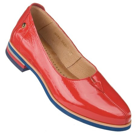 Loafersy Maciejka 05035-08/00-5 czerwony