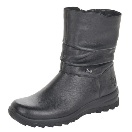 Botki Rieker Z7193-00 black czarny wełna