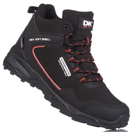 Trekking męski DK 1029 BLK/RED czarne wysoki