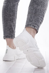 Białe sneakersy sportowe tekstylne Big Star JJ274268 white 