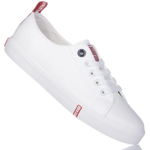 Białe Trampki damskie Big Star GG274005 white ekoskóra