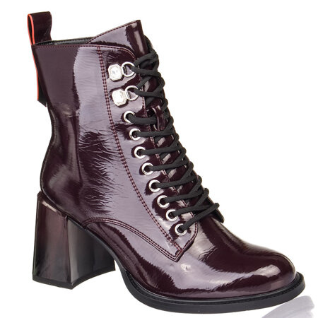 Botki damskie D&A Barski MR870-06 burgundy