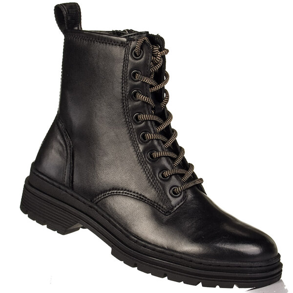 Botki Tamaris 25230-41 black skóra czarne