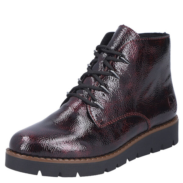 Botki damskie Rieker 44902-35 red bordo