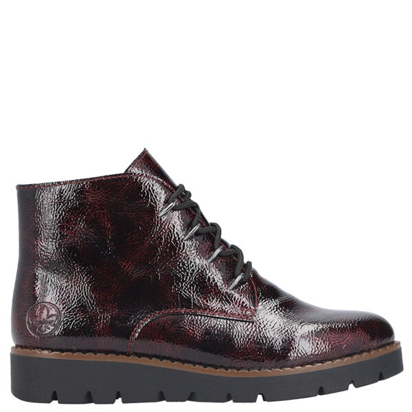 Botki damskie Rieker 44902-35 red bordo