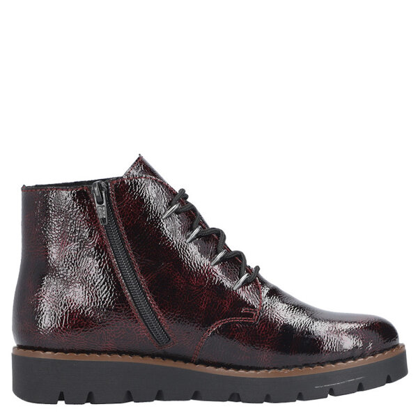 Botki damskie Rieker 44902-35 red bordo