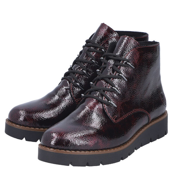 Botki damskie Rieker 44902-35 red bordo