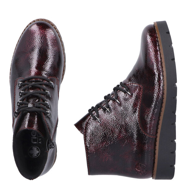 Botki damskie Rieker 44902-35 red bordo