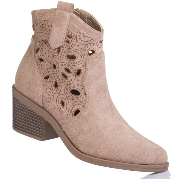 Kowbojki damskie Barski HY42-086 beige