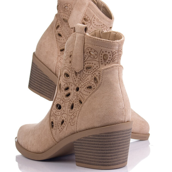 Kowbojki damskie Barski HY42-086 beige