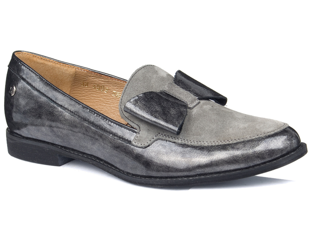 Loafersy damskie Maciejka 04099-03/00-1 popiel