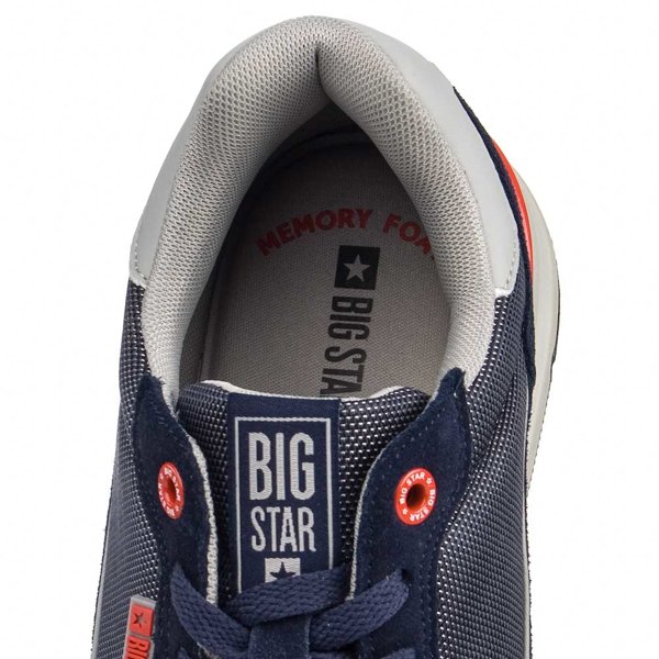 Męskie sneakersy Big STAR LL174122 granatowe