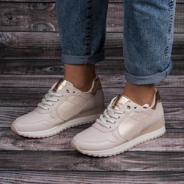 Sneakersy Marco Tozzi 23714-20 cream comb