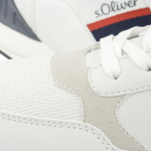 Sneakersy męskie 13624-42 100 white białe