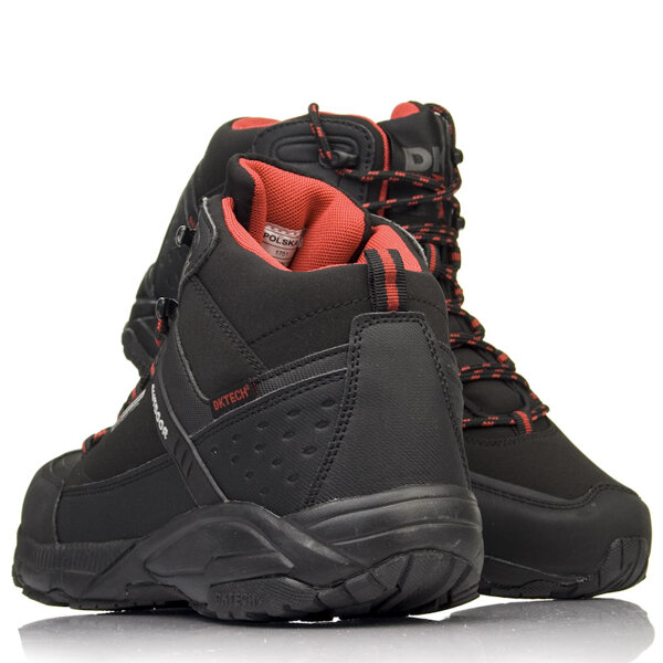 Trekking męski DK 1751 BLK/RED czarne wysoki