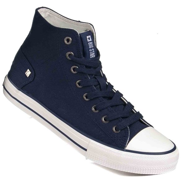 Wysokie Trampki Big Star DD274333 navy 