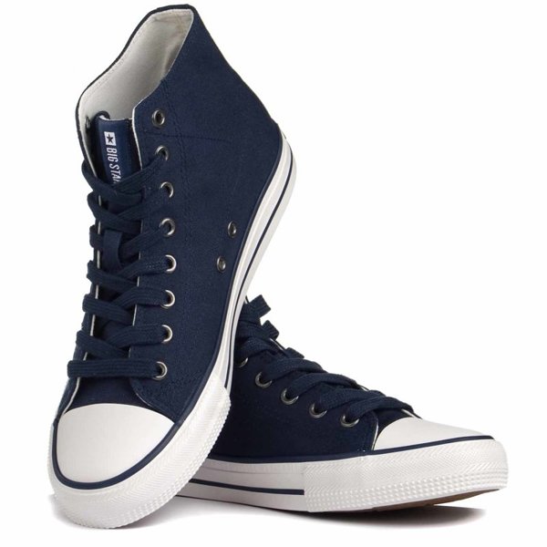 Wysokie Trampki Big Star DD274333 navy 