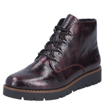 Botki damskie Rieker 44902-35 red bordo