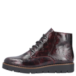 Botki damskie Rieker 44902-35 red bordo