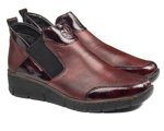 Botki damskie Rieker 53786-35 red bordo