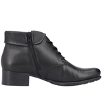 Botki damskie Rieker 78631-00 black skóra