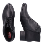 Botki damskie Rieker 78631-00 black skóra