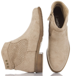 Botki kowbojki S. Barski HY66-113 beige beż