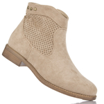 Botki kowbojki S. Barski HY66-113 beige beż