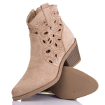 Kowbojki damskie Barski HY42-086 beige