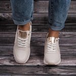 Sneakersy Marco Tozzi 23714-20 cream comb