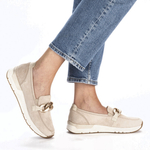 Sneakersy damskie Rieker 58944-60 beige